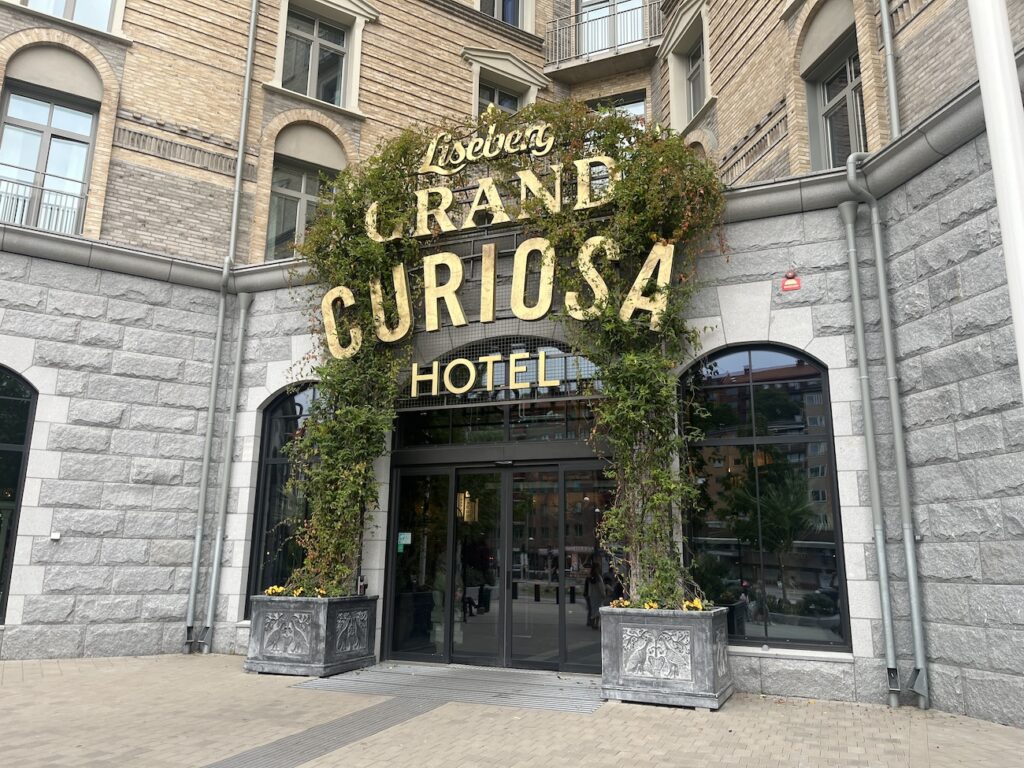 Hotel Curiosa i Göteborg utanför Liseberg